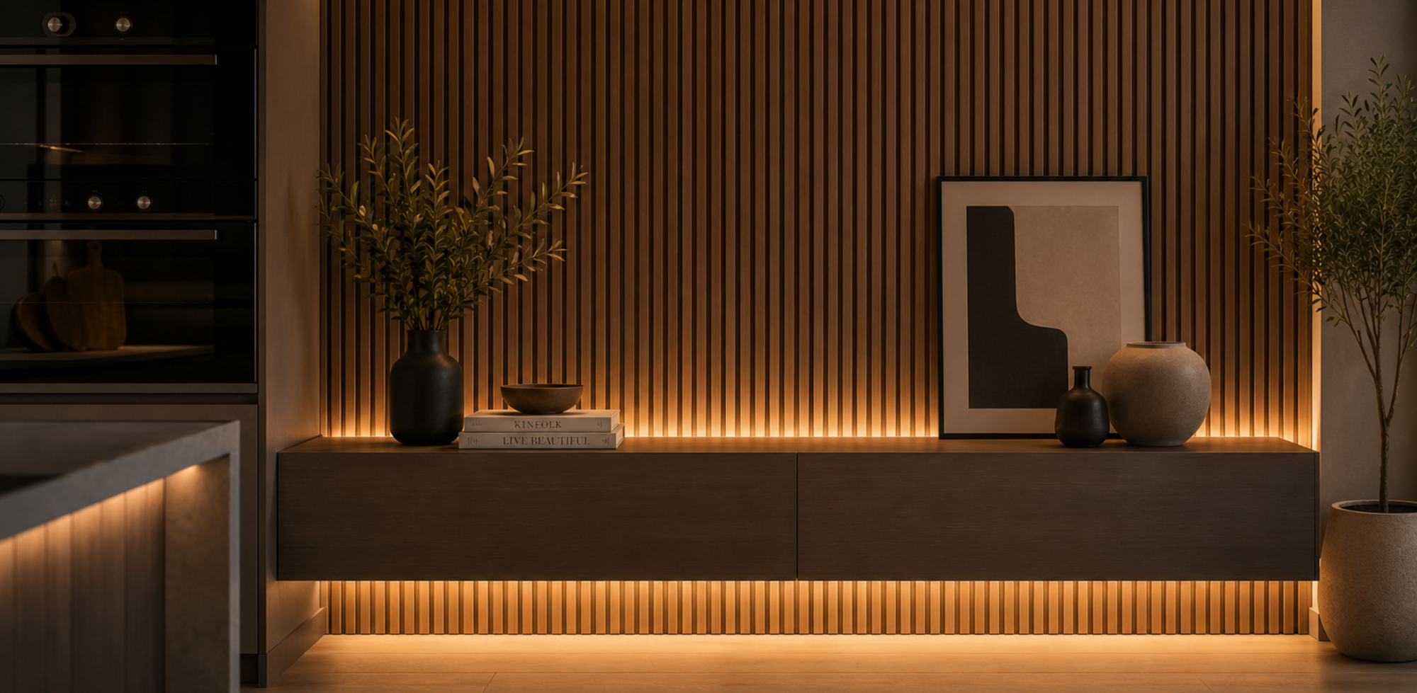 Slat Wall Lighting: How to Get the Look