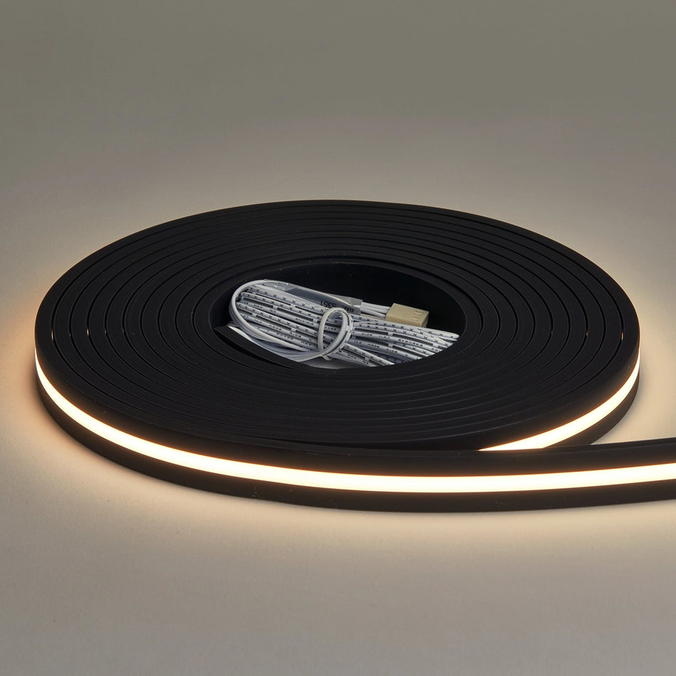 Flow 19mm Illuminated Flexible Silicone Profile - Black